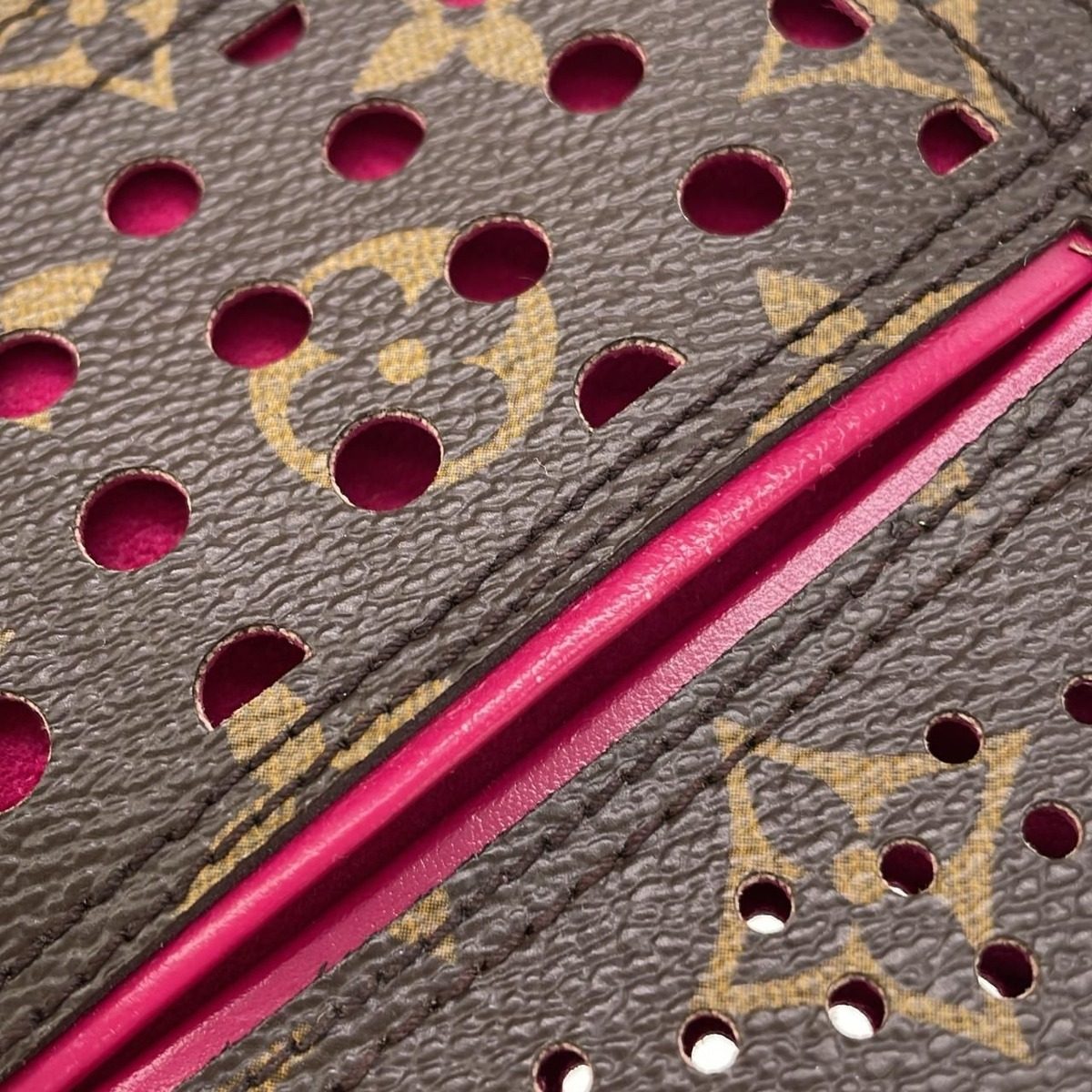 Louis Vuitton Monogram Perfo Pochette Pouch — view 4