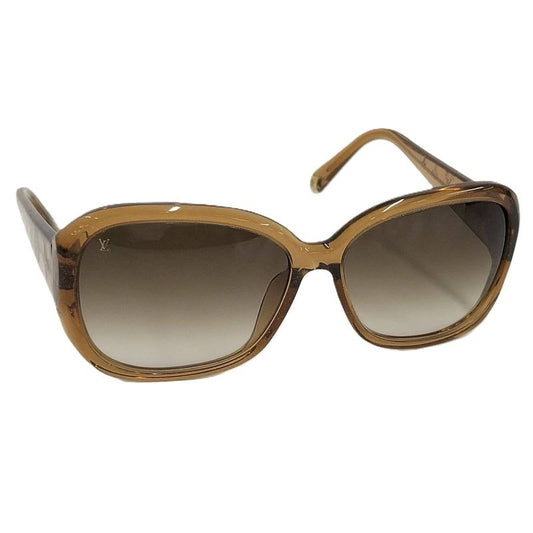 Louis Vuitton Sunglasses Logo Temple 5915 140 Cell Frame Brown Z0460