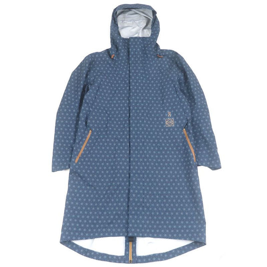 LOEWE On LOEWE On Hemp Leaf Pattern All Over Pattern Anagram Logo Print Hooded