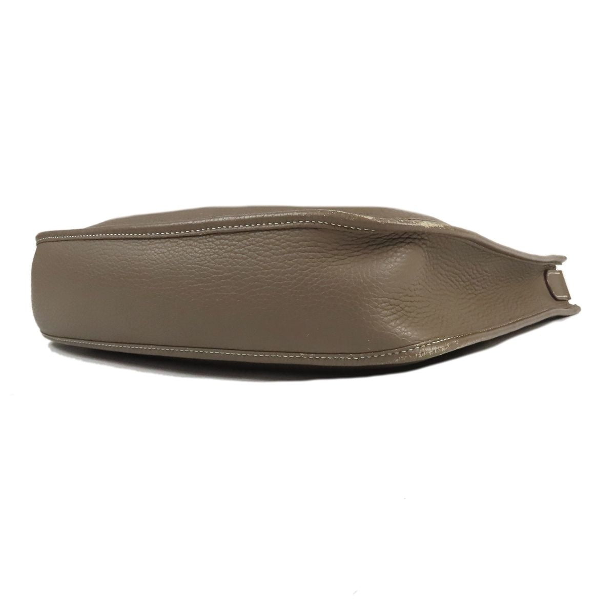 Hermes Evelyne 1 PM Etoupe Silver Taurillon Shoulder Bag — view 3