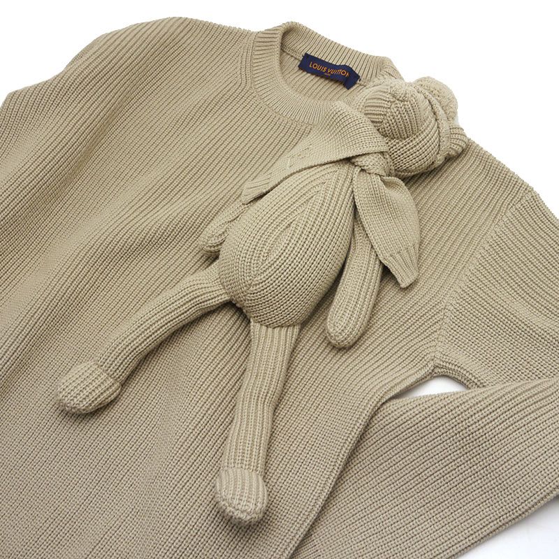 Louis Vuitton Stitched Teddy Crewneck Knit Hkn66wtby S