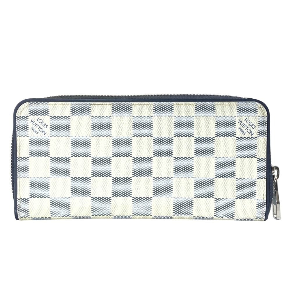 Louis Vuitton Damier Azur Wallet Coastline Zippy Vertical