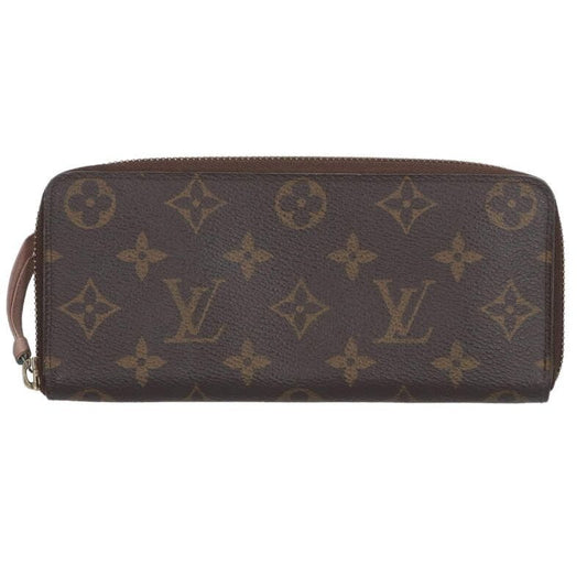 Louis Vuitton Portefeuille Clemence Monogram Leather Zipper Long Wallet