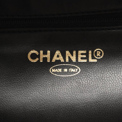Chanel Handbag CC Logo Black Calf CC 2-Way Vanity Bag — view 6