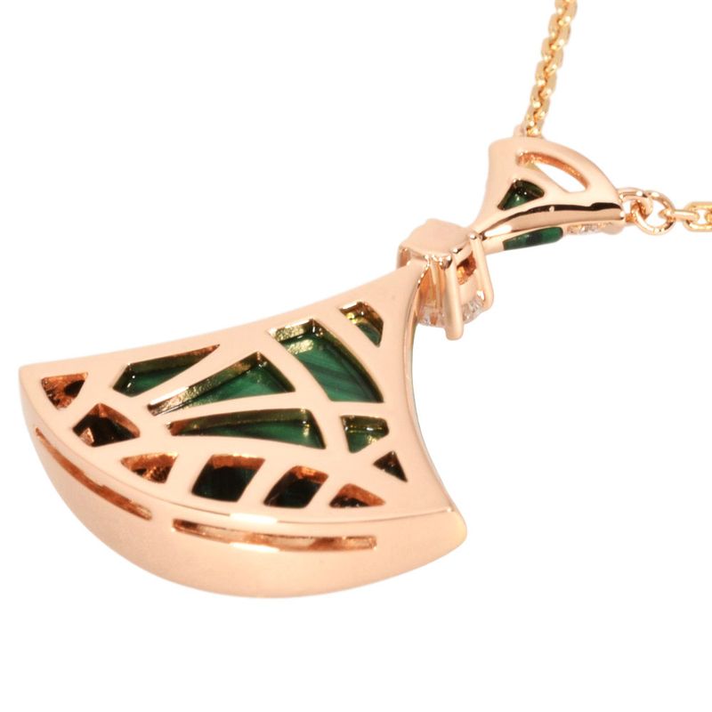 Bulgari Bvlgari DIVA Dream Necklace With Diamonds 351143 18K Pink Gold 73g