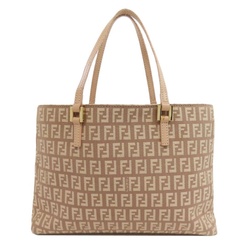 Fendi Zucchino Handbag Canvas Women