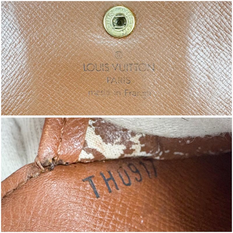 Louis Vuitton Monogram Leather Portefeuille Sarah Bifold Long Wallet