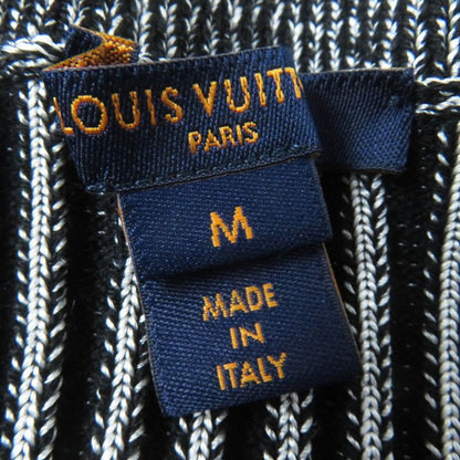 Louis Vuitton 22SS Trumpet Sleeve Cardigan Black Gray M With Box Made In Italy