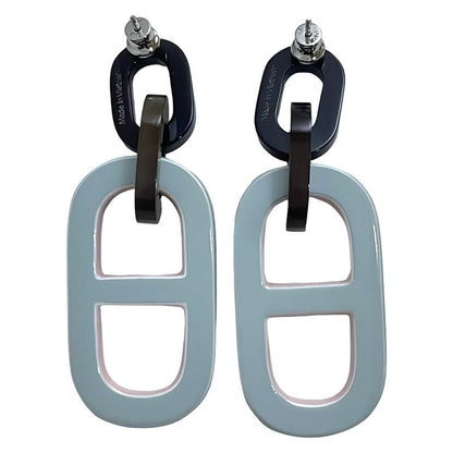 Hermes Earrings Pigmanchaine D'ancre Light Pink X Light Blue X Multi