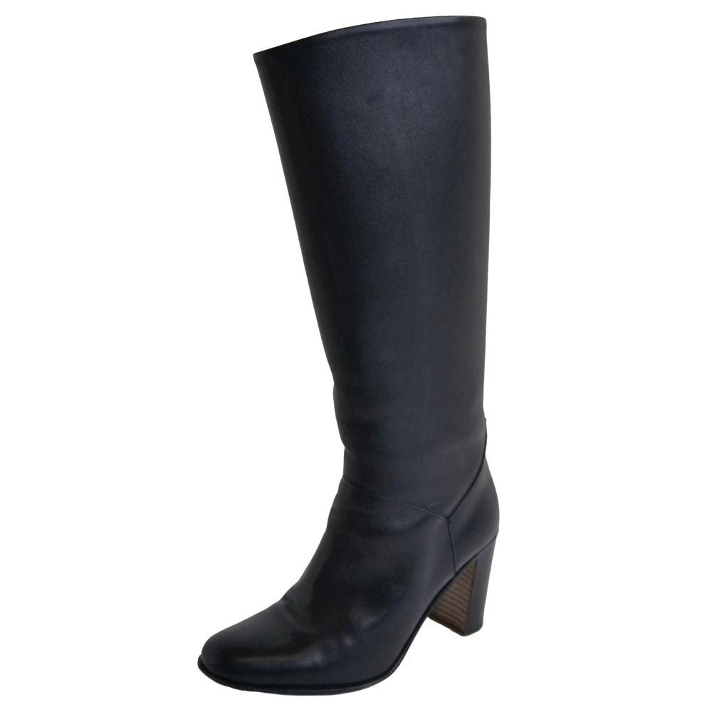 Hermes Boots Long Leather Heels Shoes