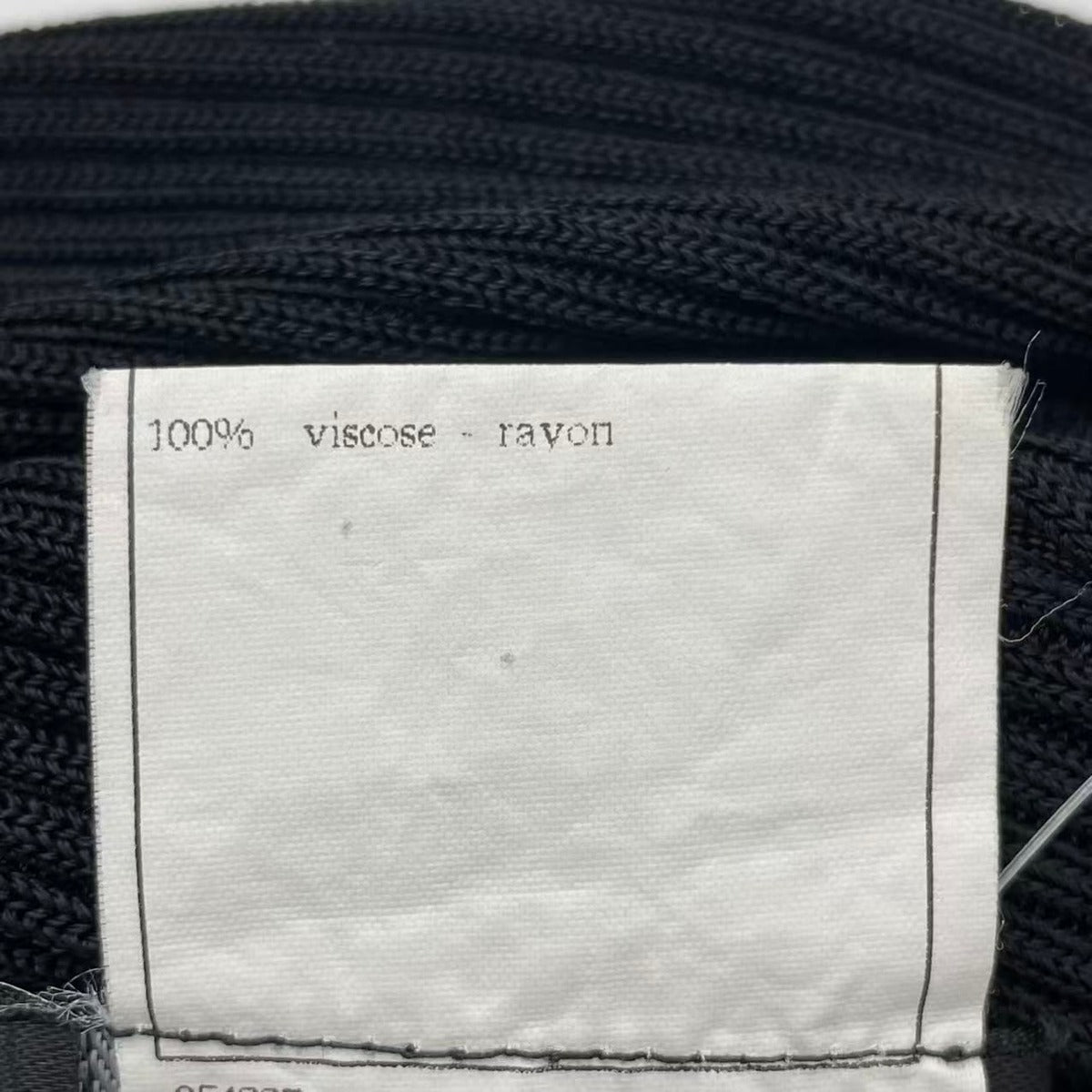 Chanel Dress Knit CC Logo White Black — view 7