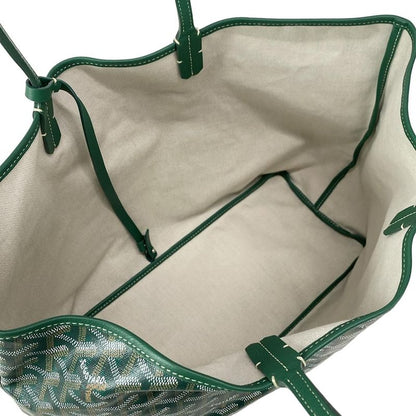 Goyard Shoulder Bag Saint Louis PM Green Leather