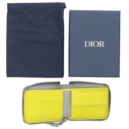 Dior 2esbc092lhr_h283 Oblique Reflector Nylon Zip Wallet Men