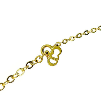 Christian Dior GP Dior Logo Oval Necklace Women's Gold 363000 Necklace