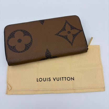 Louis Vuitton Monogram Giant Reverse Zippy Wallet Zip Around