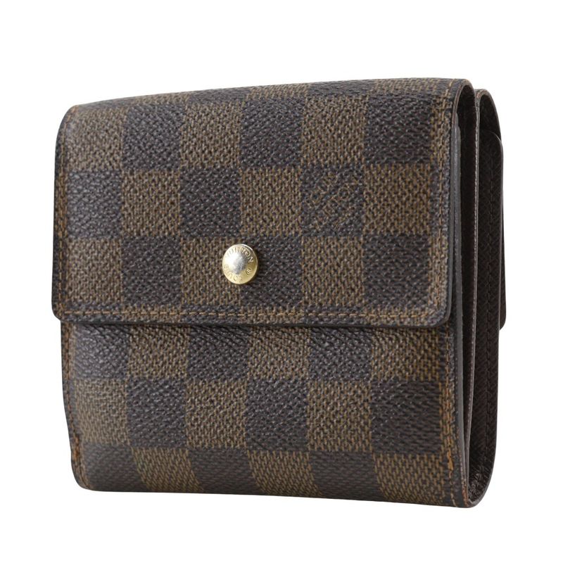 Louis Vuitton Portobier Carte Cles Di W Hook N61652 Damier Canvas Brown Sp0056