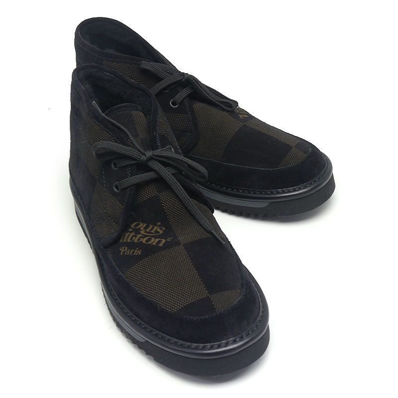 Louis Vuitton Cozy Line 1 A84 hp Chukka Boots 8