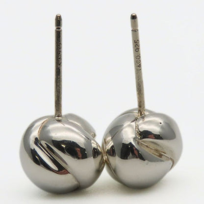 Tiffany & Co Earrings Knot Earrings Ball Silver 925 Approx 6.9g Silver Accessori