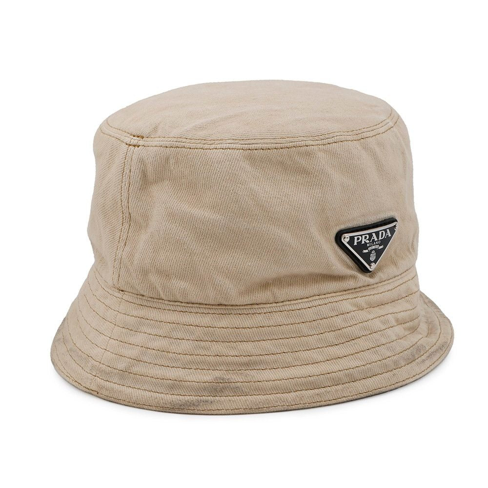 Prada Hat Triangle Logo Cotton XL