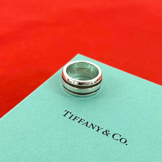 Tiffany & Co Group Double Line Ring