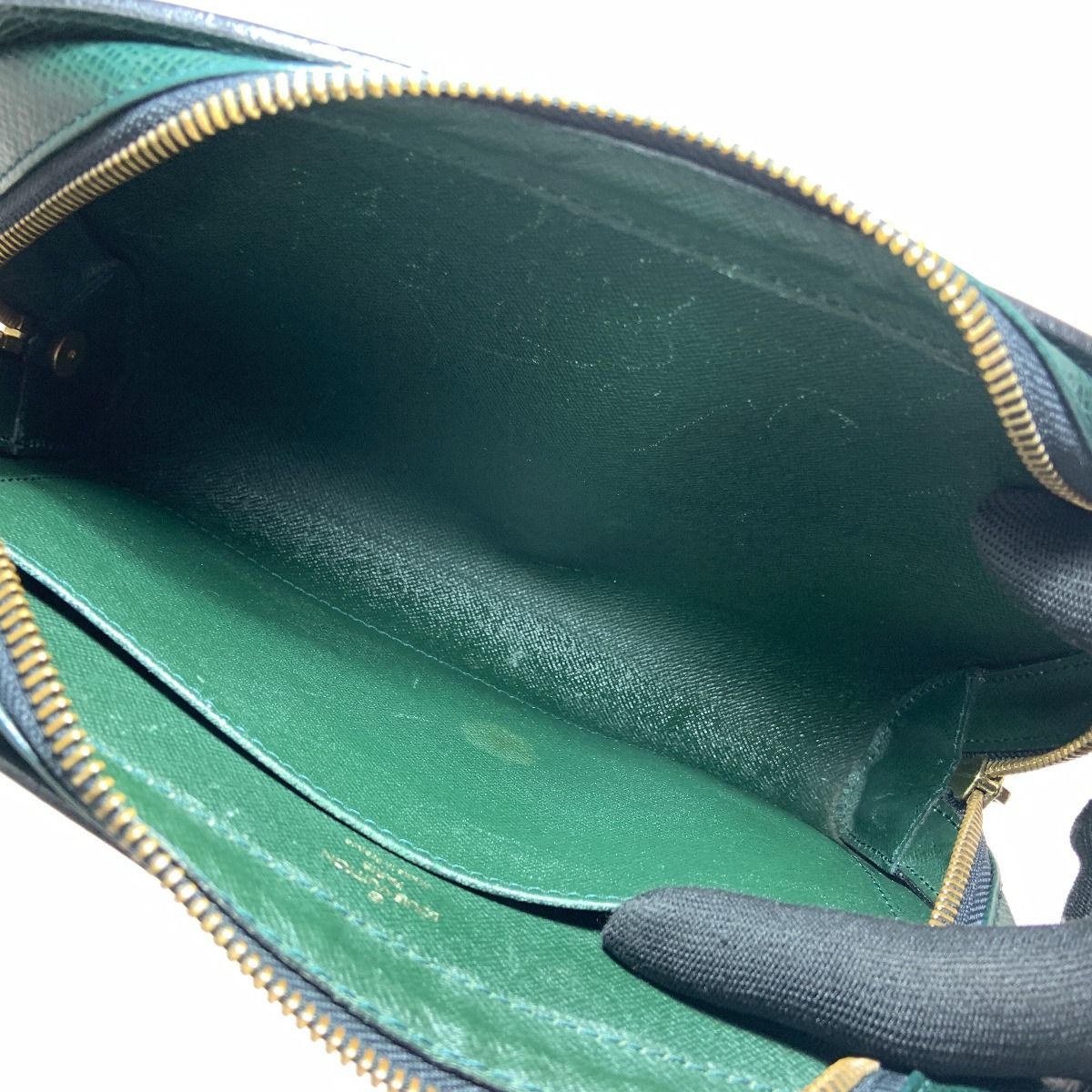 Louis Vuitton Taiga Baikal Clutch Bag M30184 Green