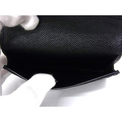 Louis Vuitton Epi Envelope Carte de Visite Card Case Black — view 4