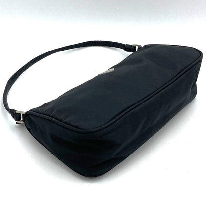 Prada Accessory Pouch Handbag One Shoulder Mini Bag Nylon Black Ladies Men