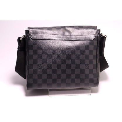 Louis Vuitton Damier Graphite District PM Leather Shoulder Bag — view 2