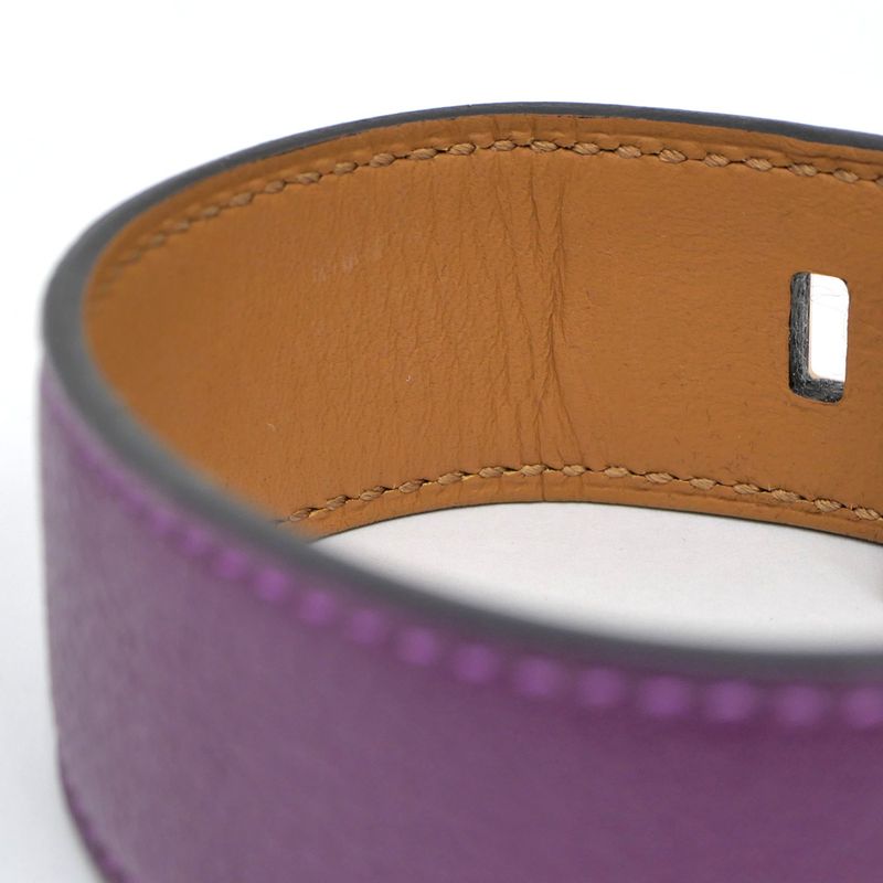 Hermes Collier De Chien 24 Bracelet Anemone Gold Hardware T2 Eva Color