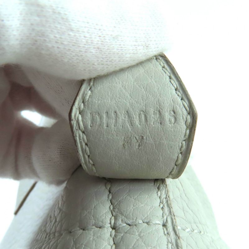 Hermes Bolide 31 Pearl Grey Taurillon Clemence Silver Hardware Handbag With