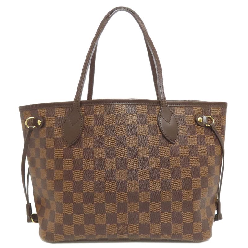 Louis Vuitton N41359 Neverfull PM Handbag Damier Canvas Women