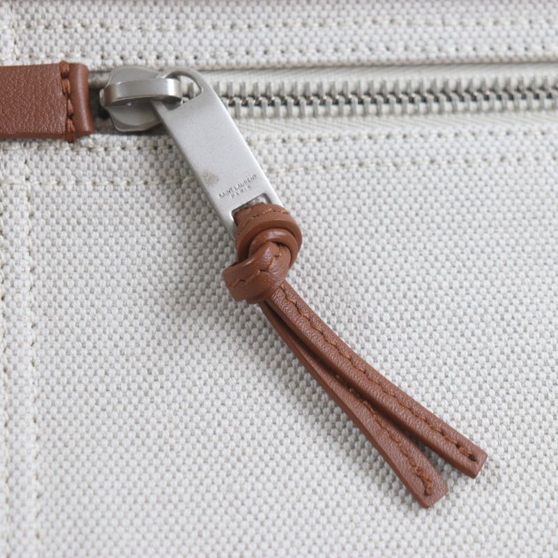  Saint Laurent Paris 685543 Rive Gauche Maxi 2WAY Shopping Bag Canvas Leather