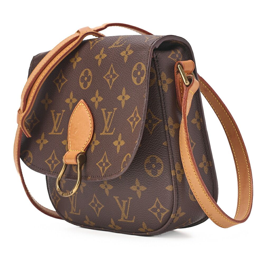 Louis Vuitton Monogram Mini Saint-cloud M51244 Shoulder Bag Brown (gold