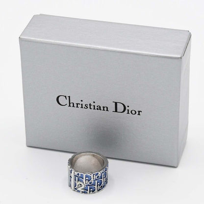 Christian DIOR Ring Trotter Approx 8.5 Blue Accessories Ladies With Box H1790