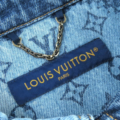 Louis Vuitton Cotton Monogram Gradient Short Sleeve Denim Shirt — view 5