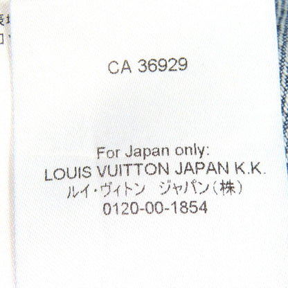 Louis Vuitton Cotton Monogram Gradient Short Sleeve Denim Shirt — view 9