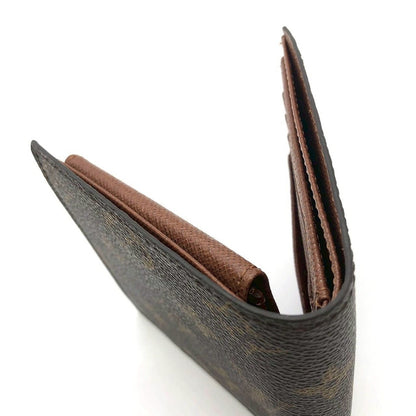 Louis Vuitton Portefeuille Marco Bifold Wallet Monogram Brown — view 4