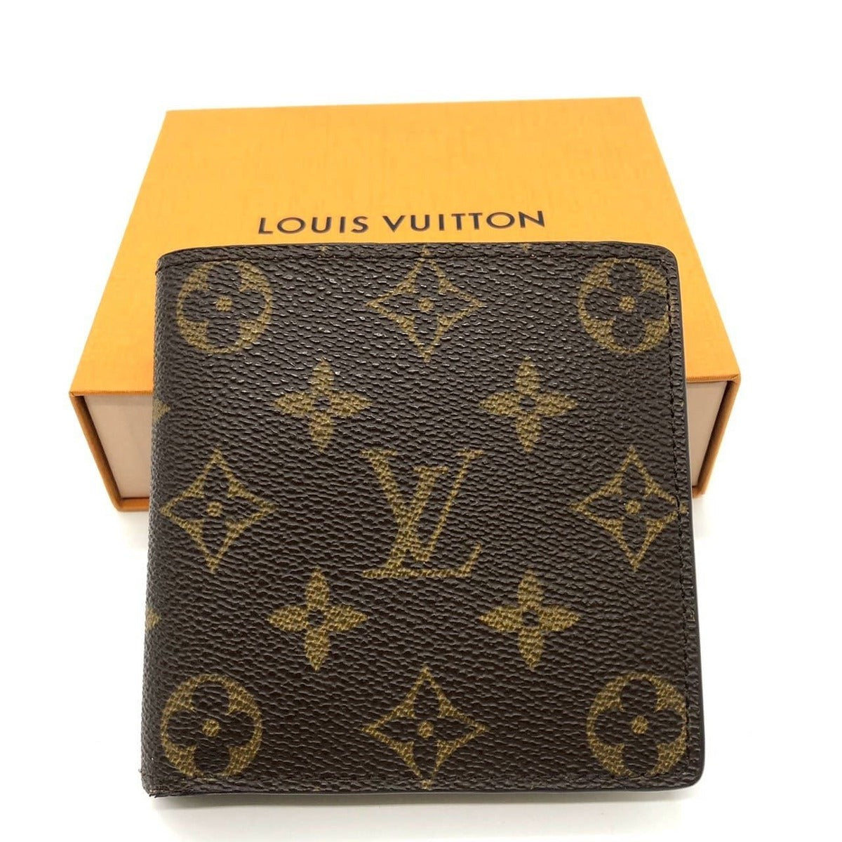Louis Vuitton Portefeuille Marco Bifold Wallet Monogram Brown