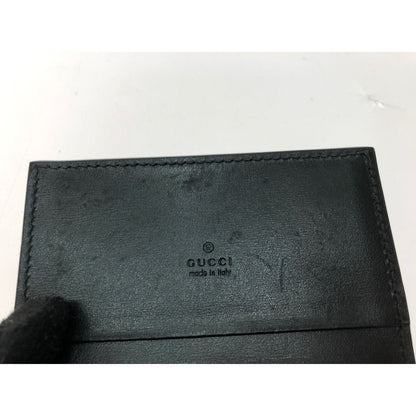 Gucci Unisex Card Case Business Card Holder Ggmarmont Leather 665453