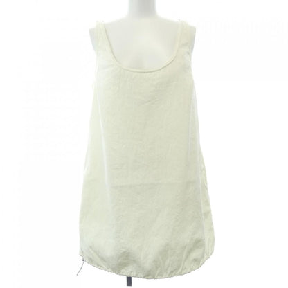 Prada Triangle Logo Dress Beige Color Transparency