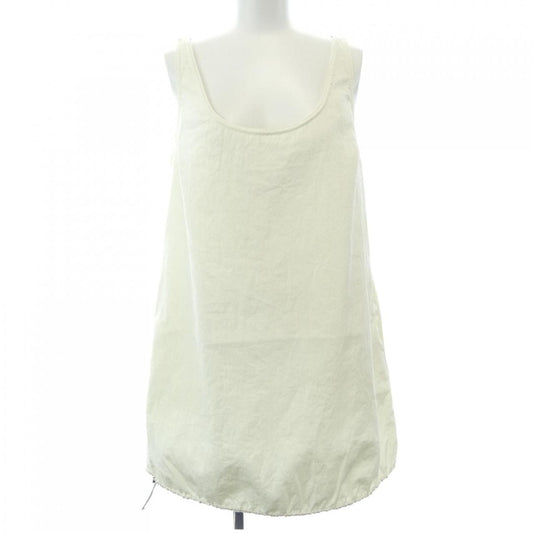 Prada Triangle Logo Dress Beige Color Transparency