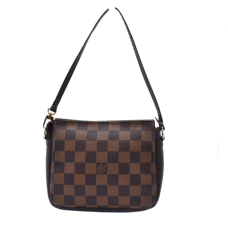 Louis Vuitton Handbag Trousse Makeup Damier Ebène Brown N51982 39ka888