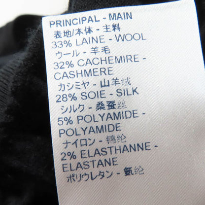 Louis Vuitton 19AW Wool Cashmere Silk Blend Floral Print Puff Sleeves Short