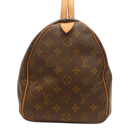 Louis Vuitton 02 M41524 Monogram Speedy 35 Boston Bag Handbag Travel Bag Brown