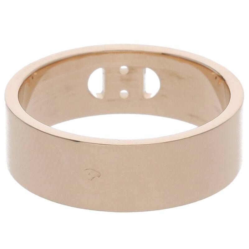 Hermes Hd'ancre 18K Pink Gold Diamond Ring Ladies 48 8