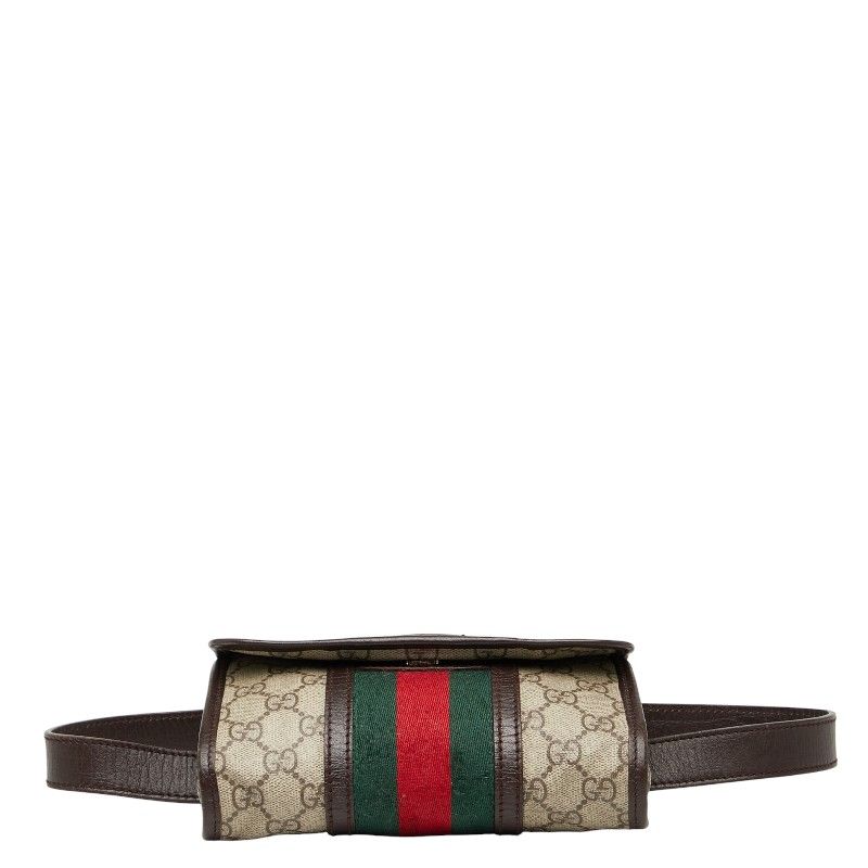 Gucci Sherry Line GG Supreme Body Bag Waist Bag 152597 Beige Multicolor PVC