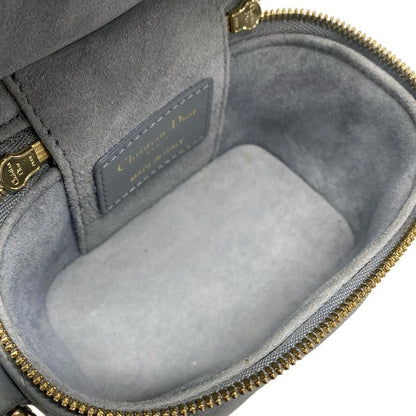 Dior/christian Dior Vanity Bag Lady Dior Micro Vanity S0935onmj Blue-grey