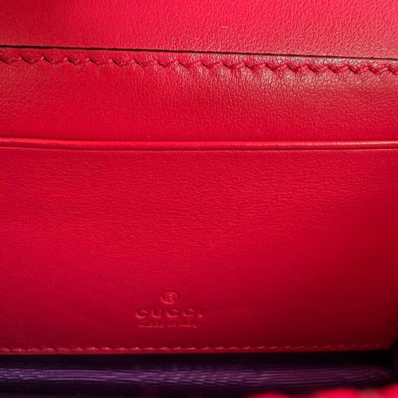 Gucci 2WAY Bag Handbag GG Mini Matelasse Handbag Gucci Pink