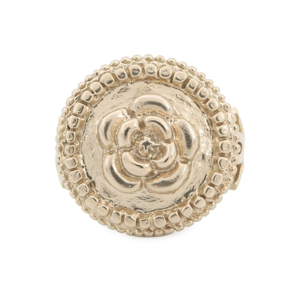 Chanel Ring CC Logo Camellia