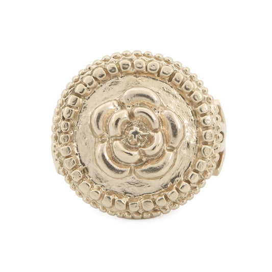 Chanel Ring CC Logo Camellia